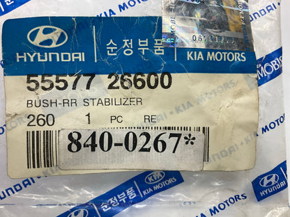 (2) 5557726600 Rear Stabilizer Sway Bar Bushing OEM For 2001-2006 Santa Fe