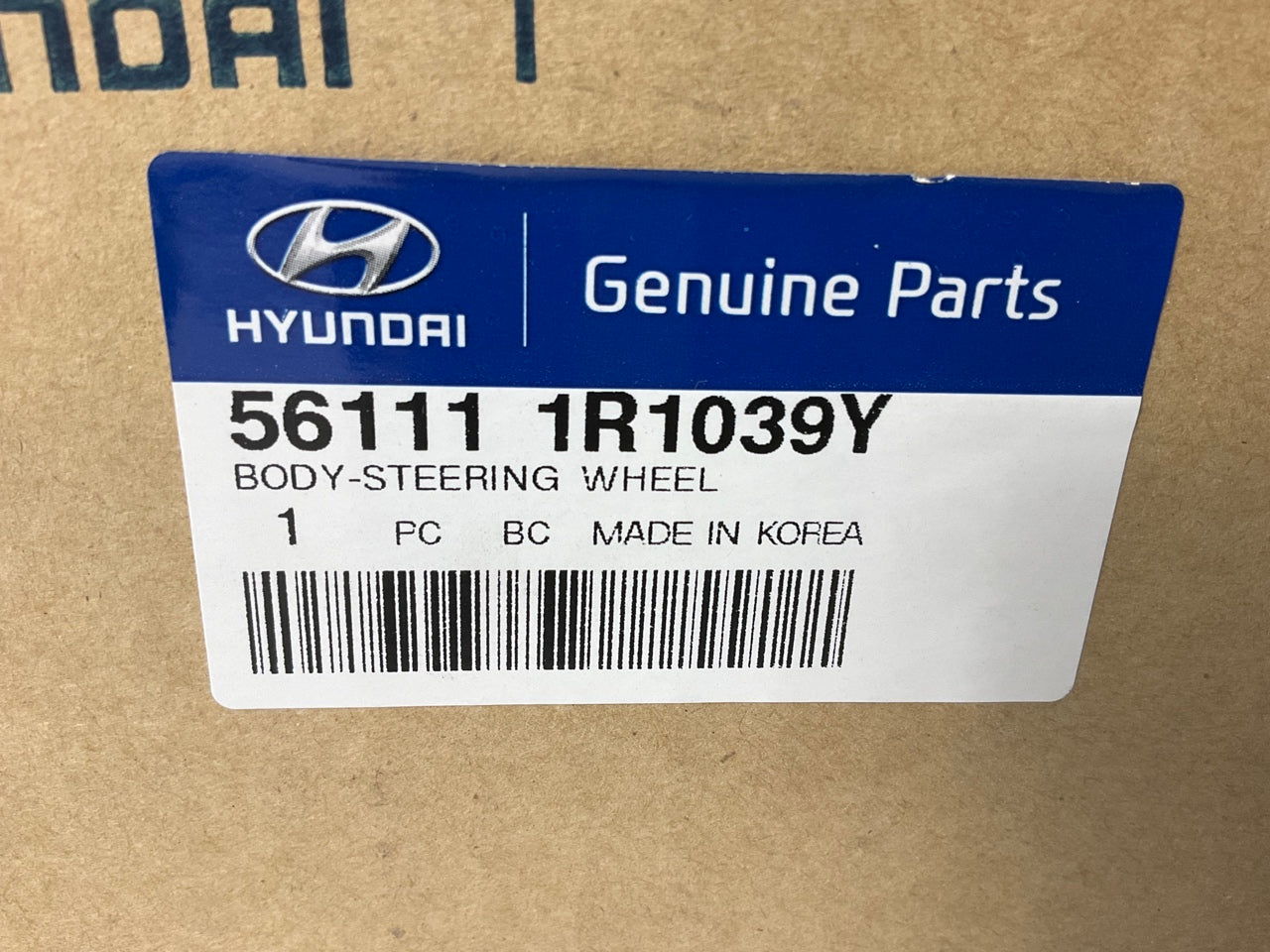 NEW Empty Steering Wheel Body OEM For 2011-2014 Hyundai Accent 561111R1039Y