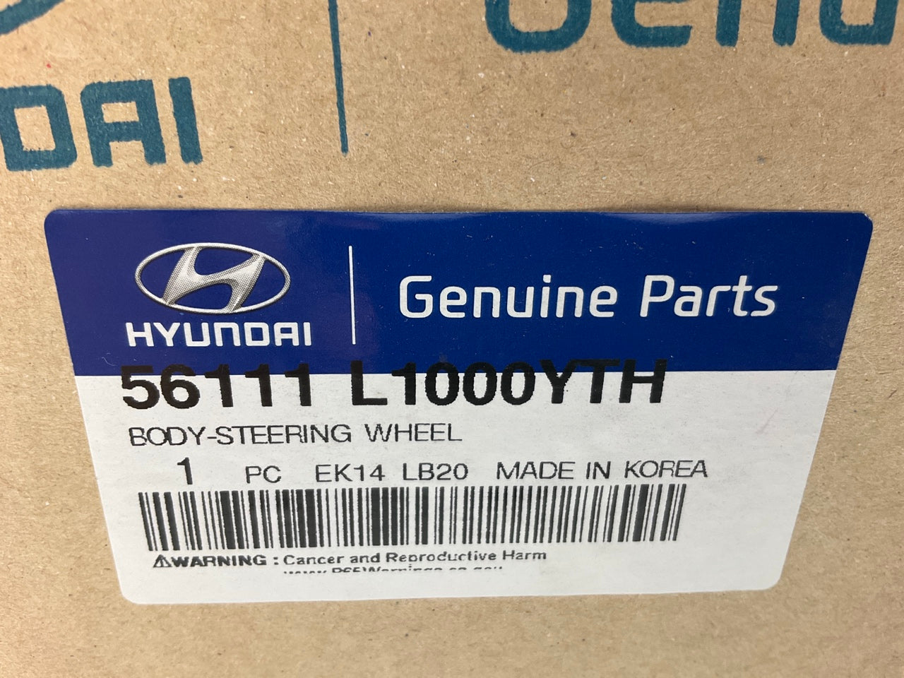 NEW GENUINE Steering Wheel Body OEM For 2020-2023 Hyundai Sonata 56111L1000YTH
