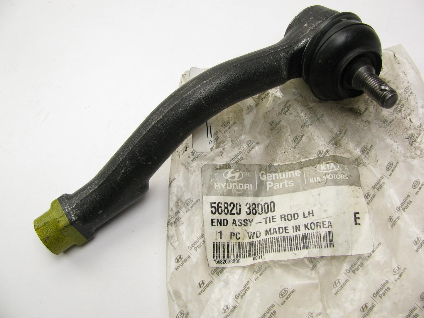 NEW - OEM GENUINE Left Drivers Side Steering Tie Rod End For Hyundai 5682038000