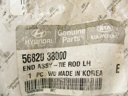 NEW - OEM GENUINE Left Drivers Side Steering Tie Rod End For Hyundai 5682038000