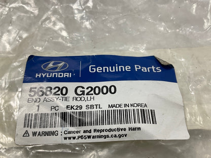 NEW GENUINE Front Left Outer Tie Rod End OEM For Hyundai 56820G2000
