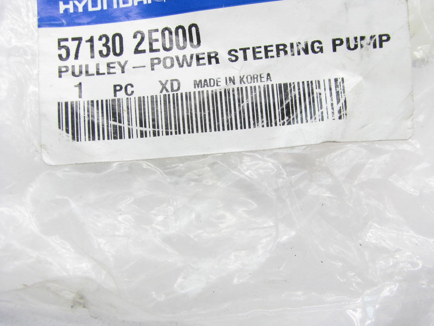 NEW Power Steering Pump Pulley OEM For 2005-2009 Hyundai Tucson 571302E000
