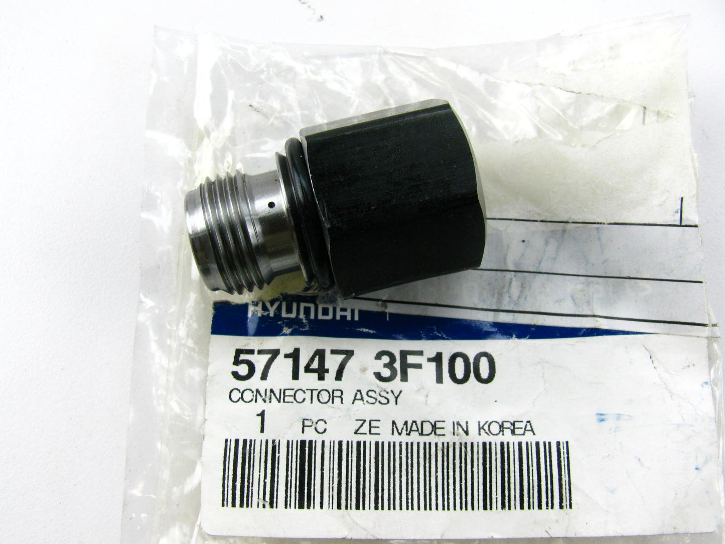 NEW GENUINE Power Steering Pump Connector Fitting OEM For 2008-09 Tucson 2.7L V6