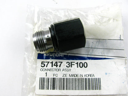NEW GENUINE Power Steering Pump Connector Fitting OEM For 2008-09 Tucson 2.7L V6