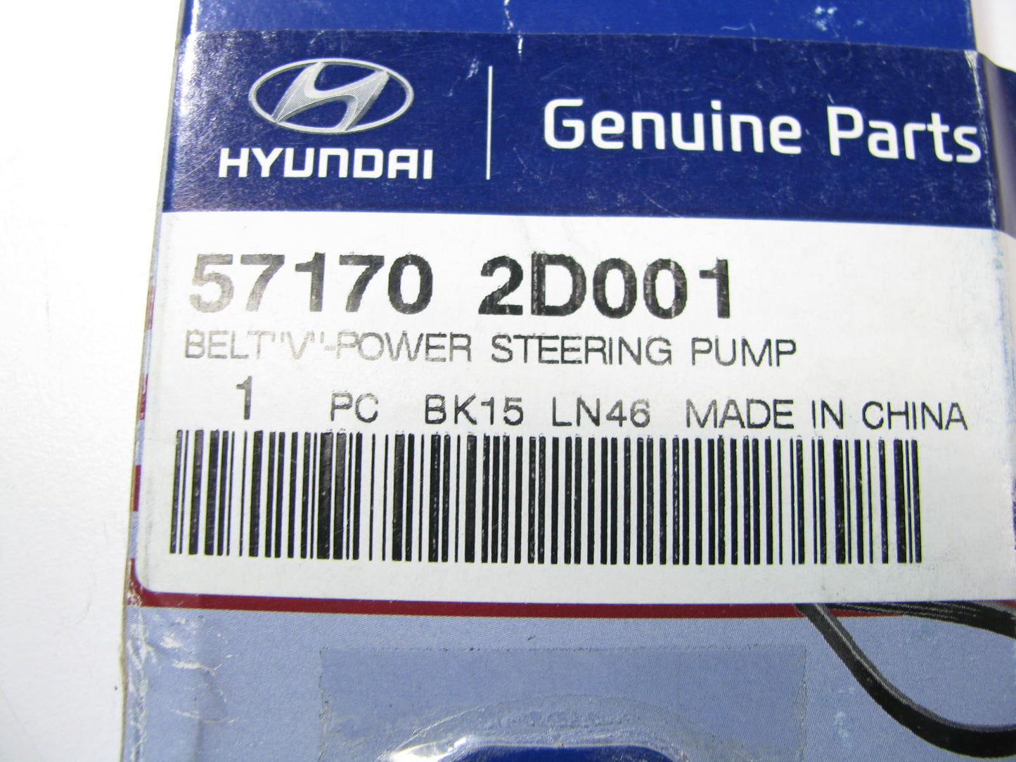 NEW - OEM 571702D001 Serpentine Belt For 2001-2007 Hyundai Elantra 2.0L-L4