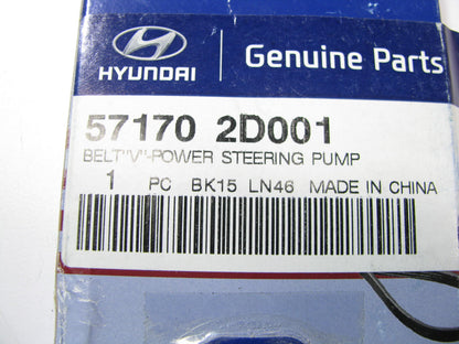 NEW - OEM 571702D001 Serpentine Belt For 2001-2007 Hyundai Elantra 2.0L-L4