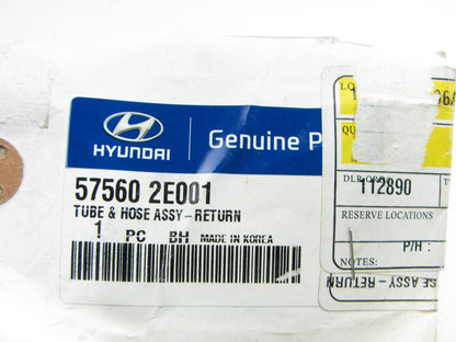 Power Steering Return Line Hose To Cooler OEM For 2005-2009 Tucson 575602E001