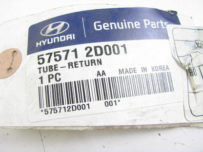 NEW - OEM 575712D001 Power Steering Return Line For 2000-2006 Hyundai Elantra
