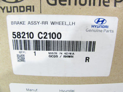 NEW 58210C2100 REAR LEFT Disc Brake Caliper W/ Brake Pads OEM For 2015-19 Sonata