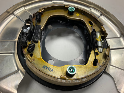NEW Rear Left Parking Brake Backing Plate OEM For 2014-2016 Equus 582503N600