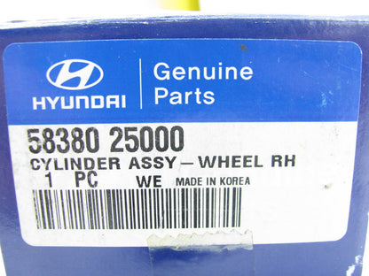 NEW - OEM GENUINE Rear Right Drum Brake Wheel Cylinder For Hyundai 5838025000