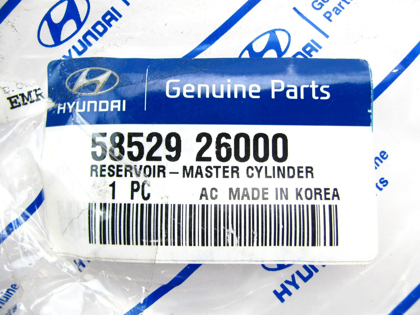 NEW OEM 5852926000 Brake Master Cylinder Reservoir For 2001-04 Hyundai Santa Fe