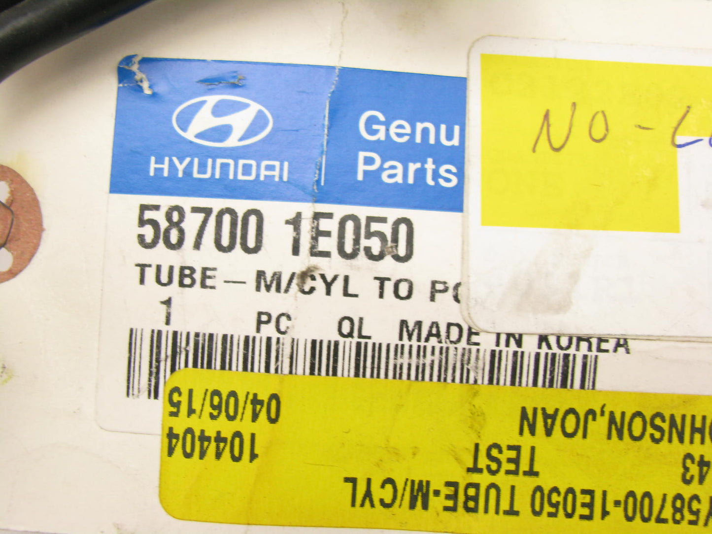 NEW Brake Master Cylinder Tube To Proportion Control Valve OEM For 05-11 Accent