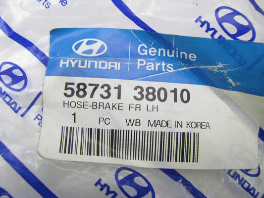 NEW - OEM 58731-38010 Front Left Brake Hose For 1999-2005 Hyundai Sonata