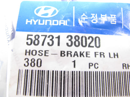 NEW GENUINE 58731-38020 FRONT LEFT Brake Hydraulic Hose OEM For Hyundai