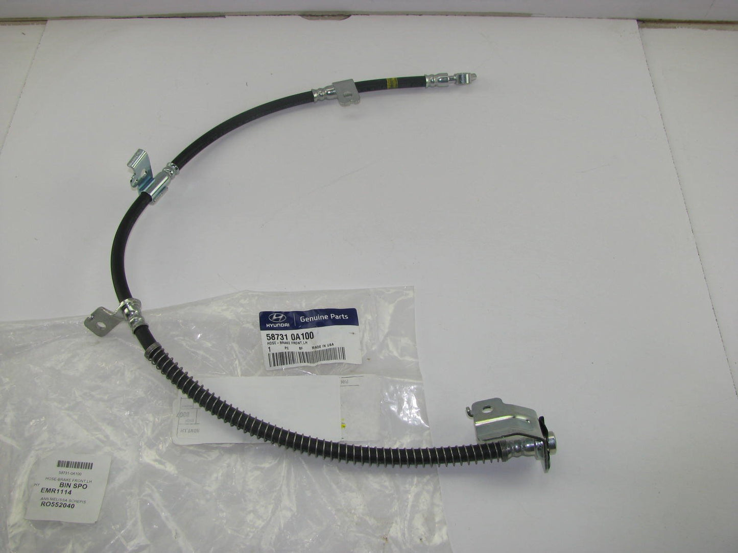 New Genuine Front Left Brake Hose OEM For 2006-2010 Hyundai Sonata 587310A100