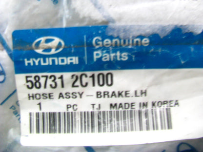 New Genuine FRONT LEFT Brake Hose OEM For 2003-2008 Tiburon 587312C100