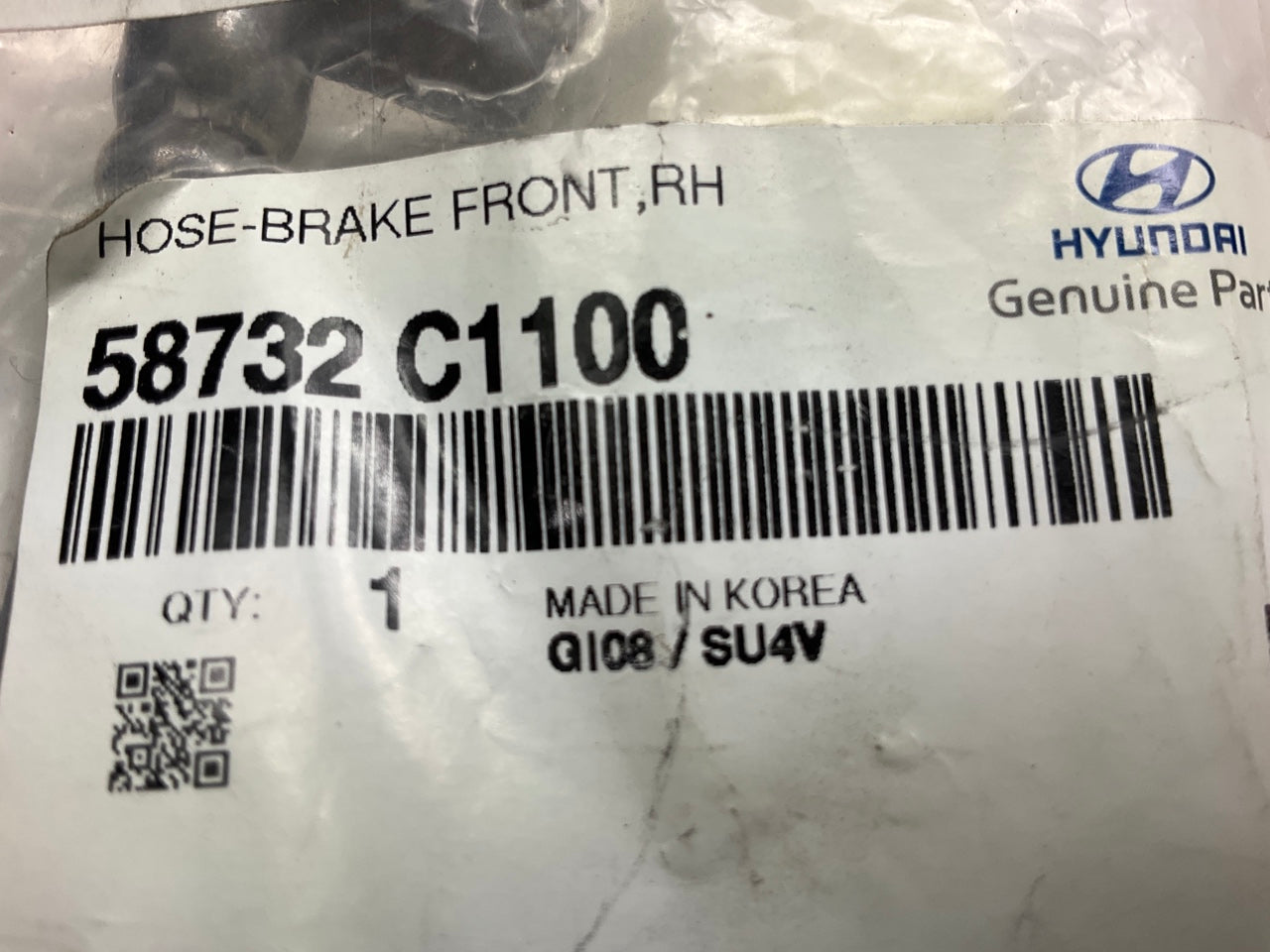 NEW Front Right Brake Hose OEM For 2015-2019 Hyundai Sonata 58732C1100