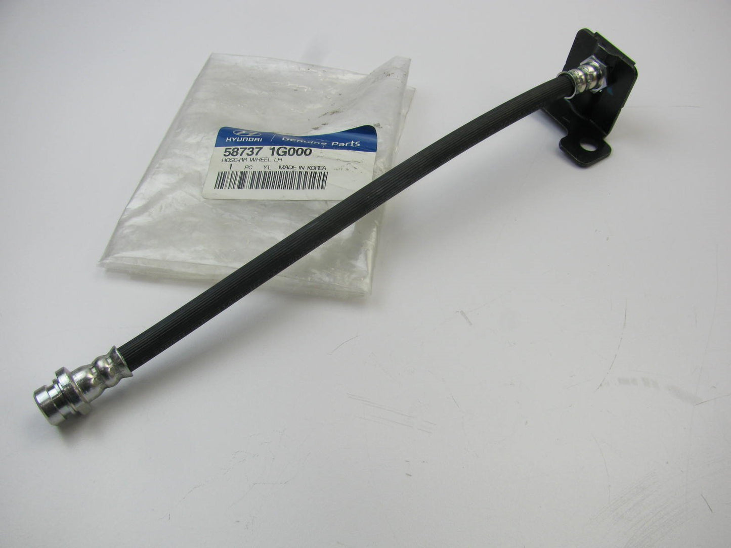 New Genuine Rear Left Side Brake Hydraulic Hose OEM For Hyundai 587371G000