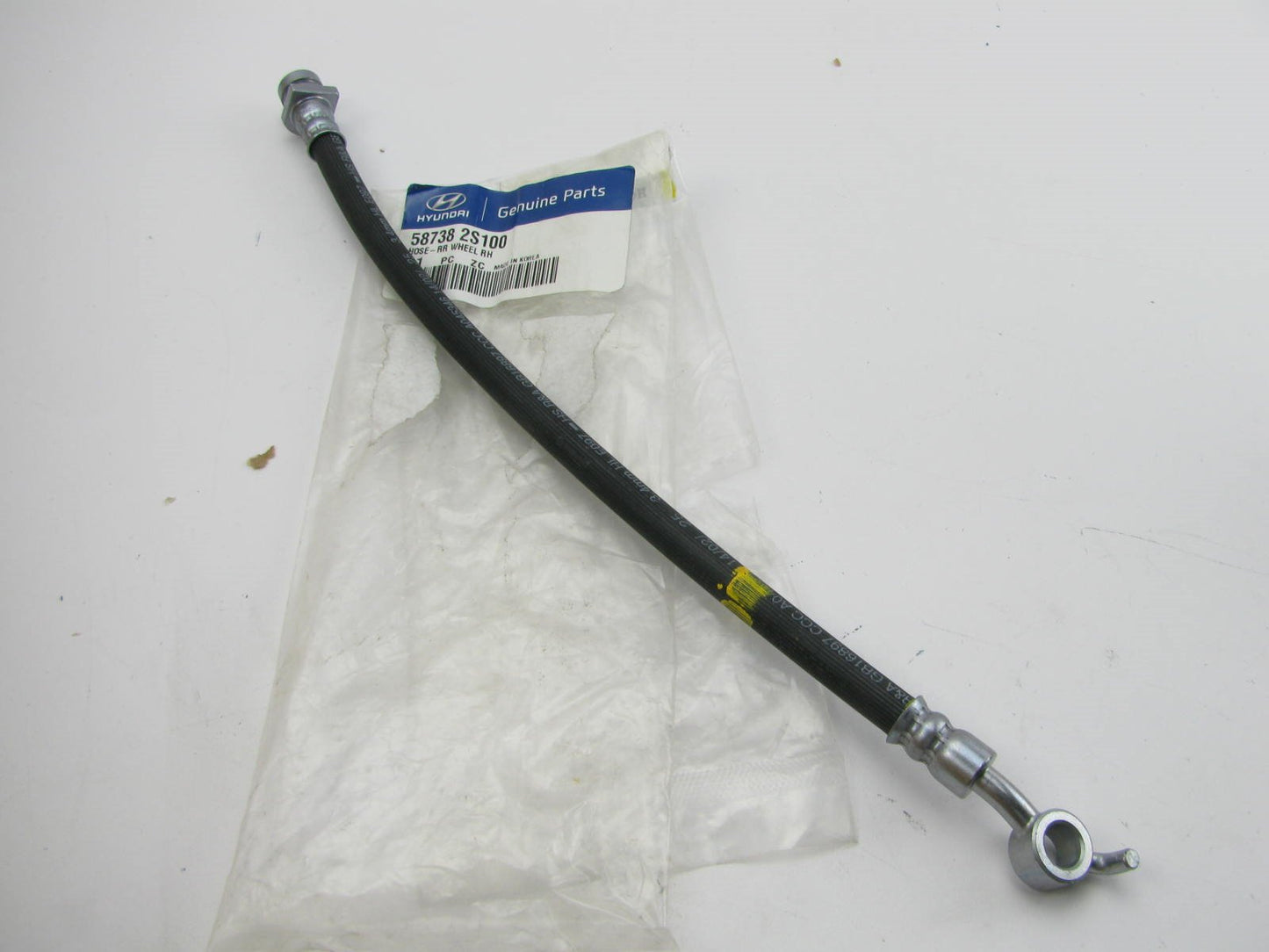 NEW - OEM 587382S100 Rear Right Brake Hose For 2010-2014 Hyundai Tucson