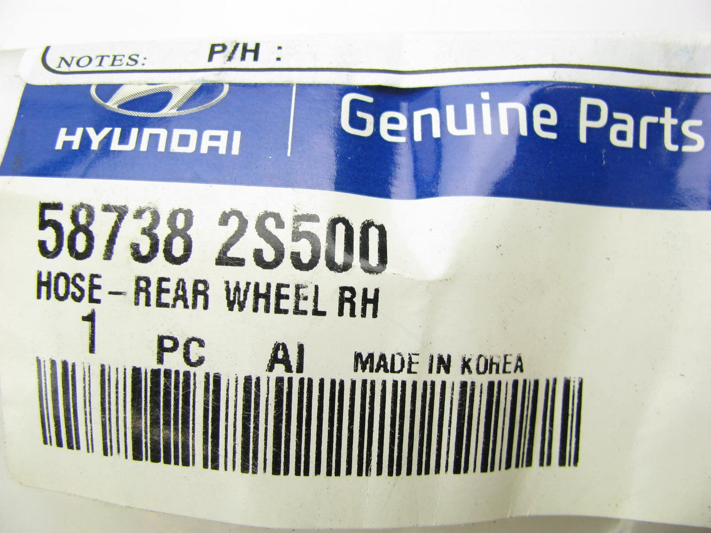 NEW Rear Right Brake Hose OEM For 10-14  Tucson, 11-16 Sportage AWD ONLY