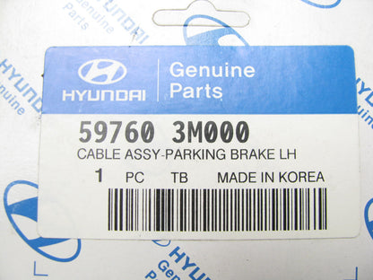 NEW - OEM 597603M000 Rear Left Parking Brake Cable For 2008-2014 Genesis
