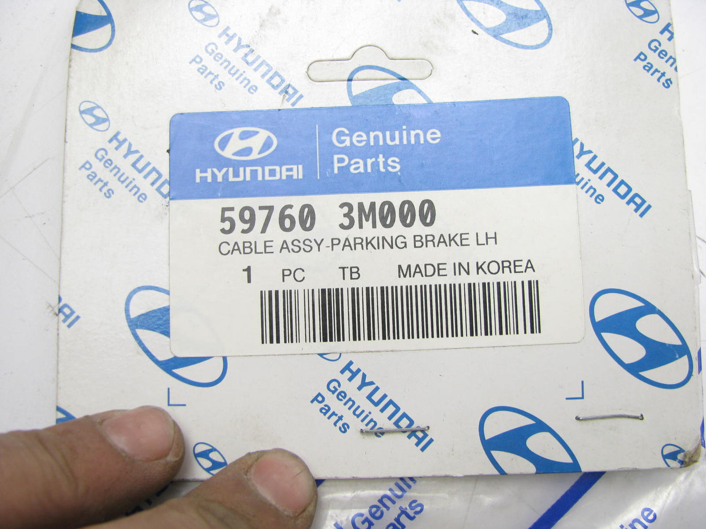 NEW - OEM 597603M000 Rear Left Parking Brake Cable For 2008-2014 Genesis