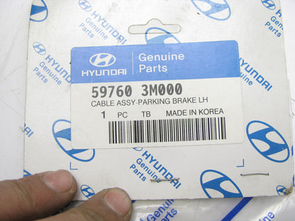 NEW - OEM 597603M000 Rear Left Parking Brake Cable For 2008-2014 Genesis
