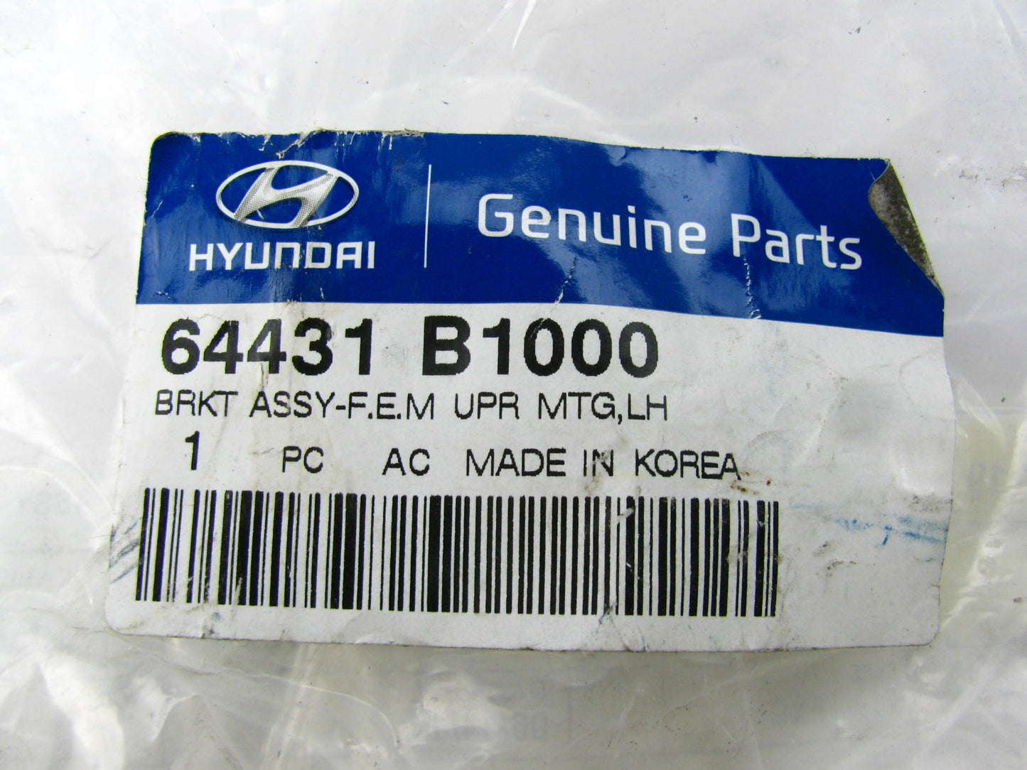 Left Drivers Side Fender Apron Mounting Bracket OEM For 2015-16 Genesis