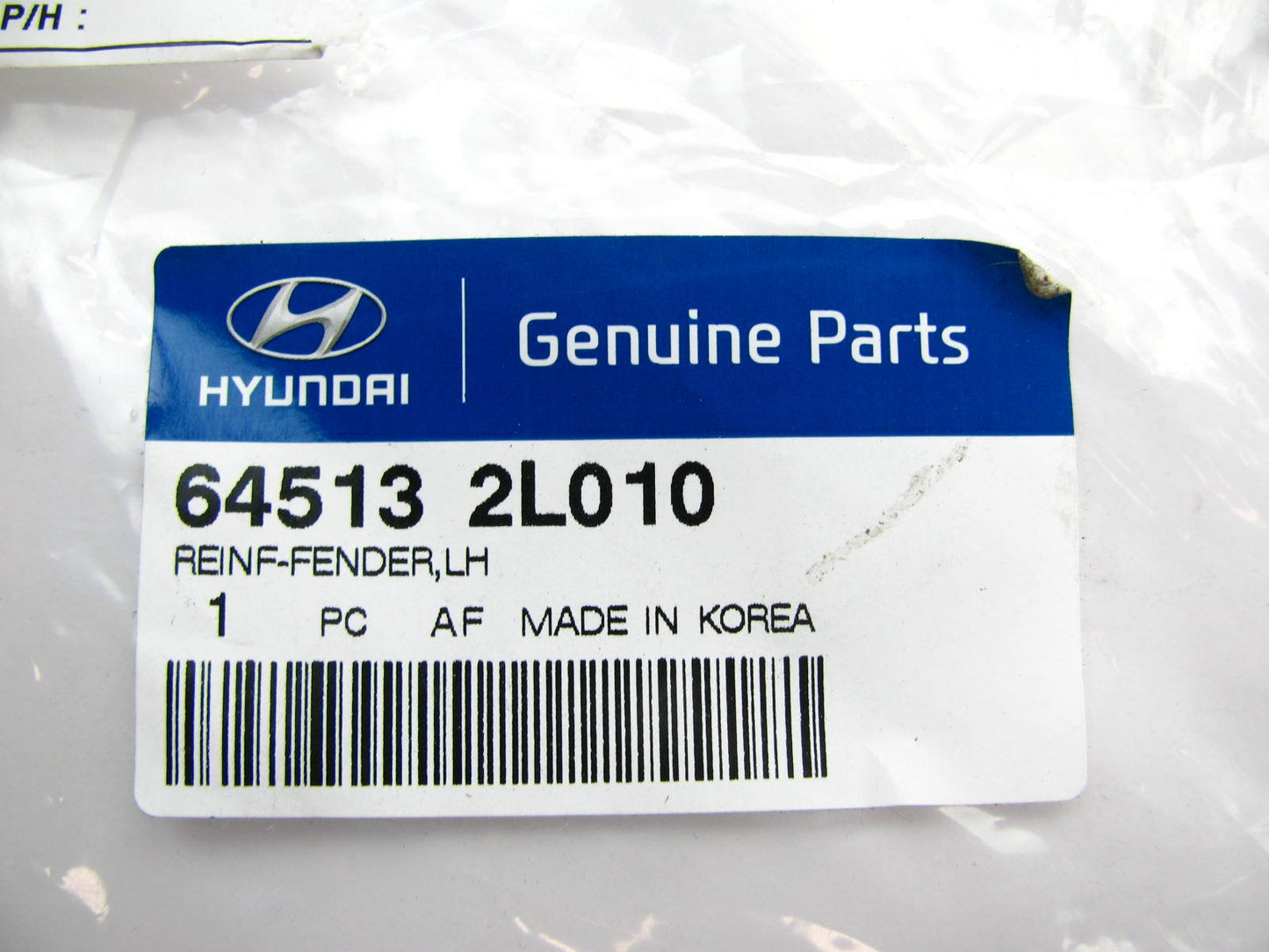 Left Fender Reinforcement Metal Bracket For 2008-2012 ELANTRA TOURING WAGON ONLY