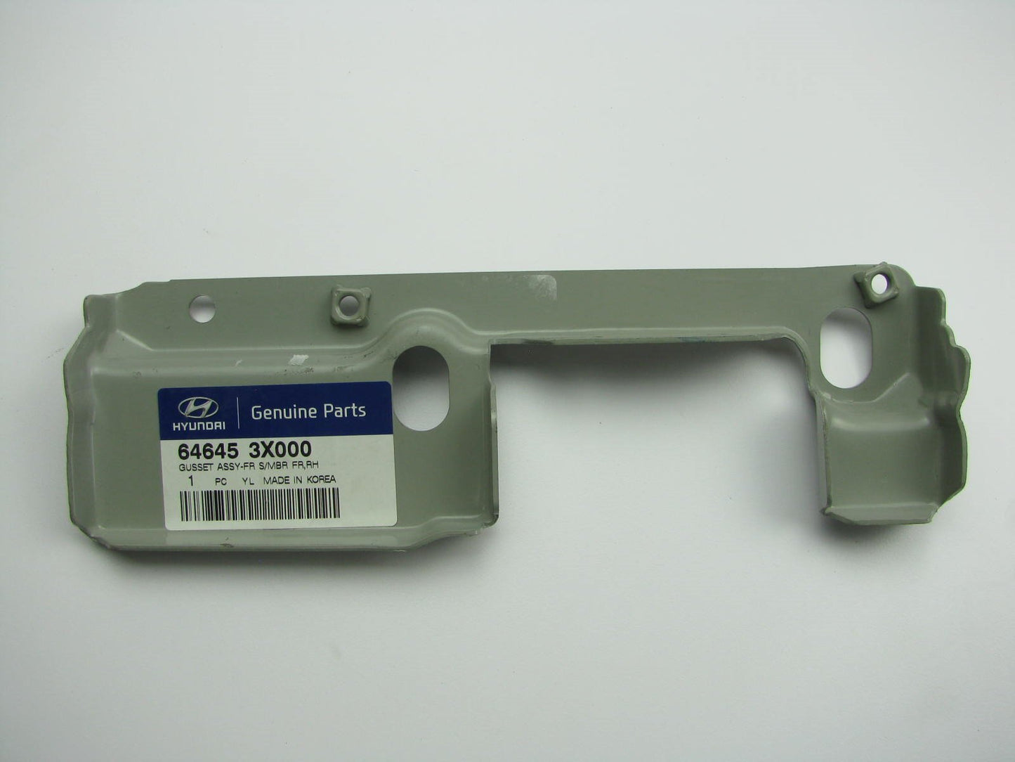 NEW - OEM Front Bumper Right Impact Bar Bracket Fender Gusset For 11-16 Elantra