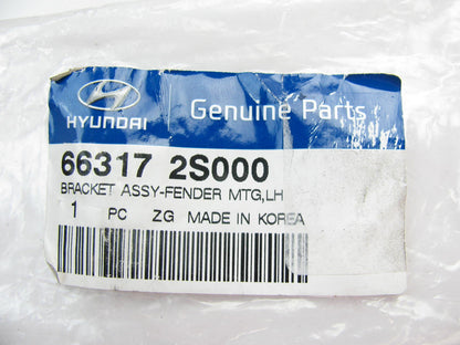 New OEM Fender Mounting Bracket Left Driver For 10-15 Tucson 663172S000