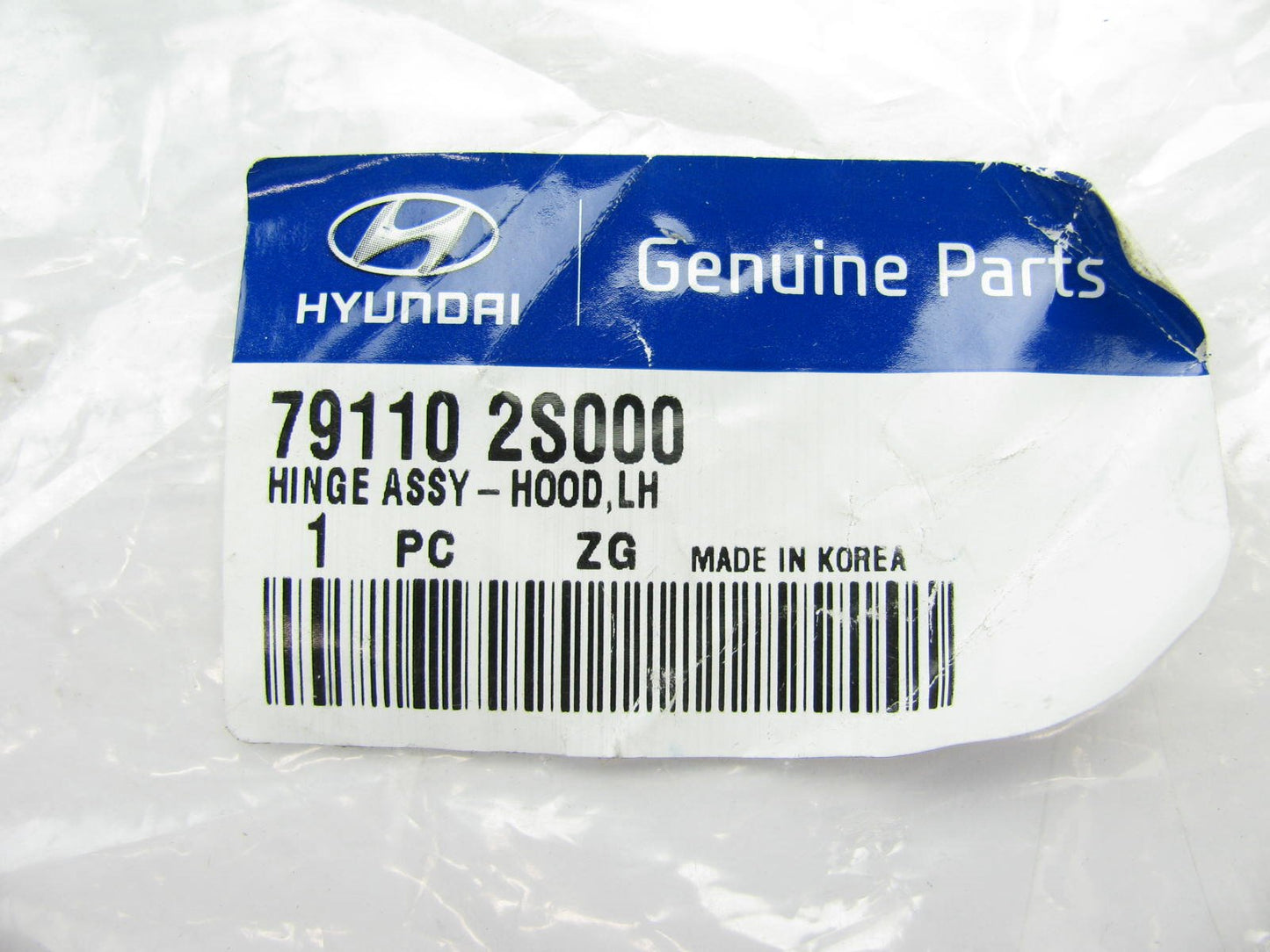 NEW GENUINE Hood Hinge Left Drivers Side OEM For 10-15 Hyundai Tucson 791102S000