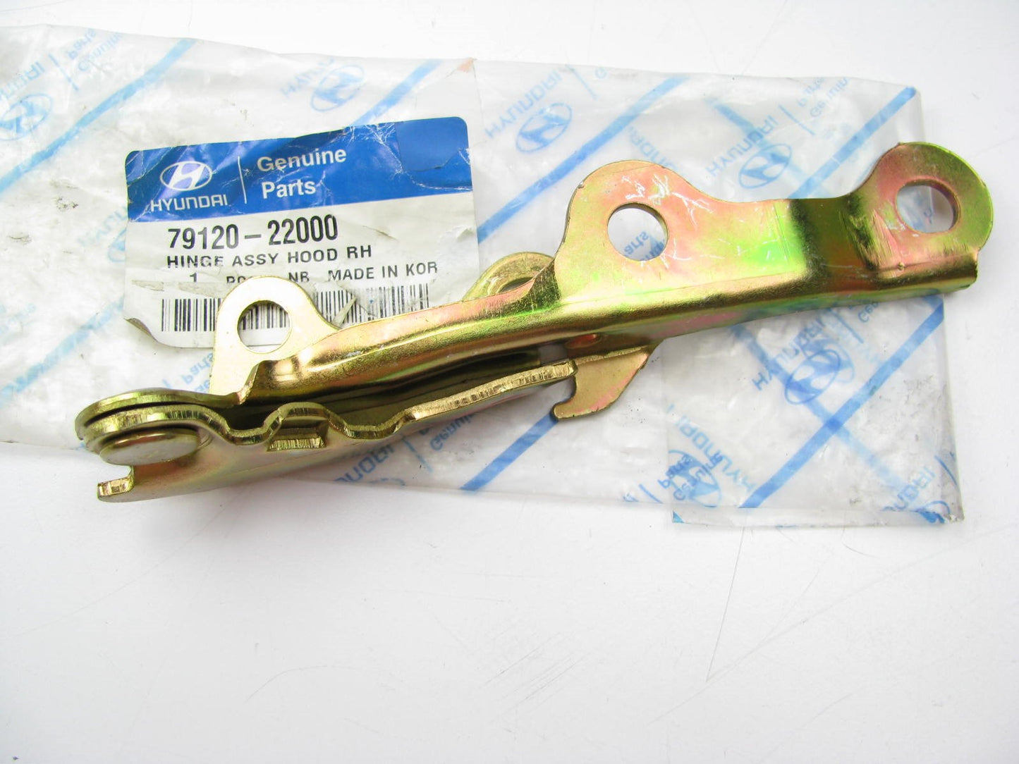 New Genuine RIGHT SIDE Hood Hinge OEM For 95-99 Hyundai Accent 7912022000