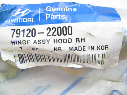 New Genuine RIGHT SIDE Hood Hinge OEM For 95-99 Hyundai Accent 7912022000