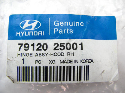 Genuine OEM For 2001-2005 Hyundai Accent RIGHT Hood Hinge 7912025001 Passengers