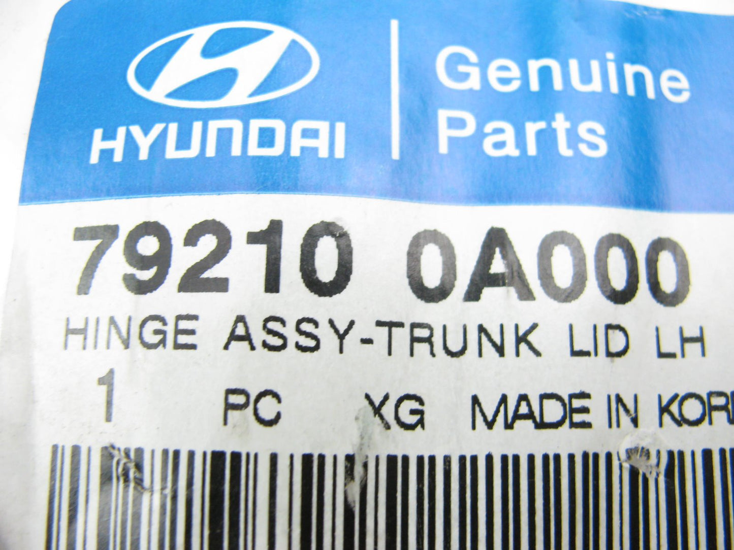 NEW GENUINE Left Drivers Side Trunk Hinge OEM For 08-10 Sonata