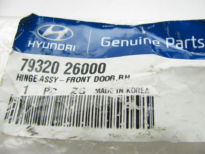 NEW - OEM GENUINE Front Right Door Hinge For 2001-2006 Hyundai Santa Fe