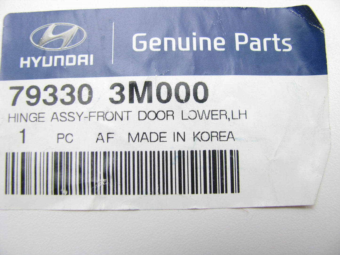 New OEM Front Door Hinge Lower Left Driver For 2010-14 Genesis 793303M000