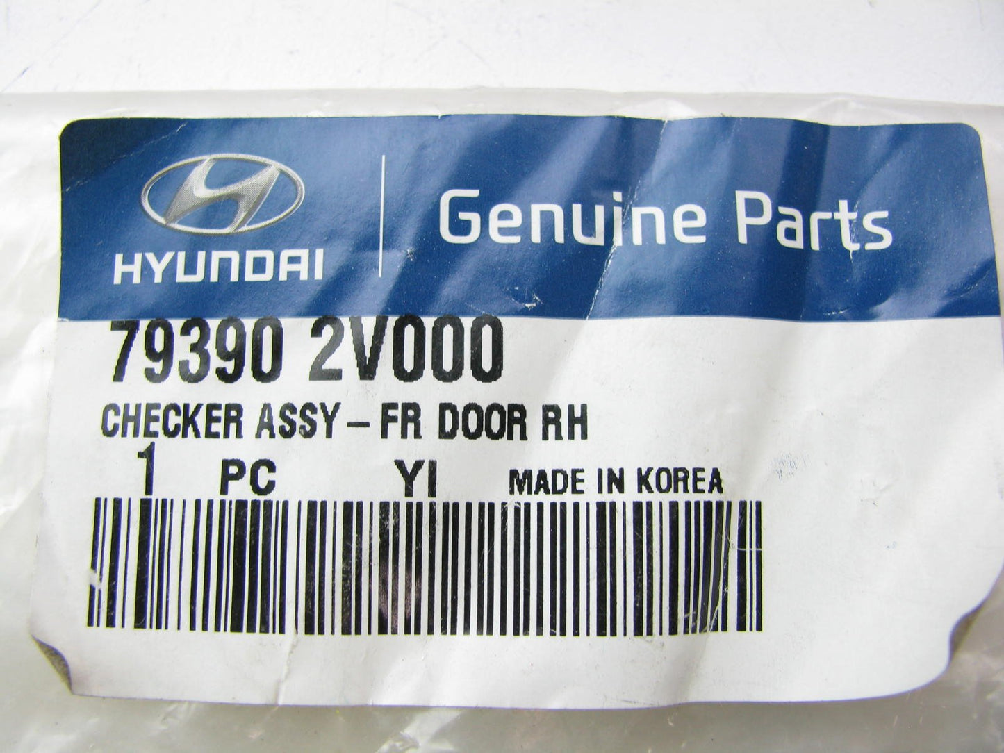NEW - OEM 793902V000 Front Right Door Check Strap For 2012-2017 Hyundai Veloster
