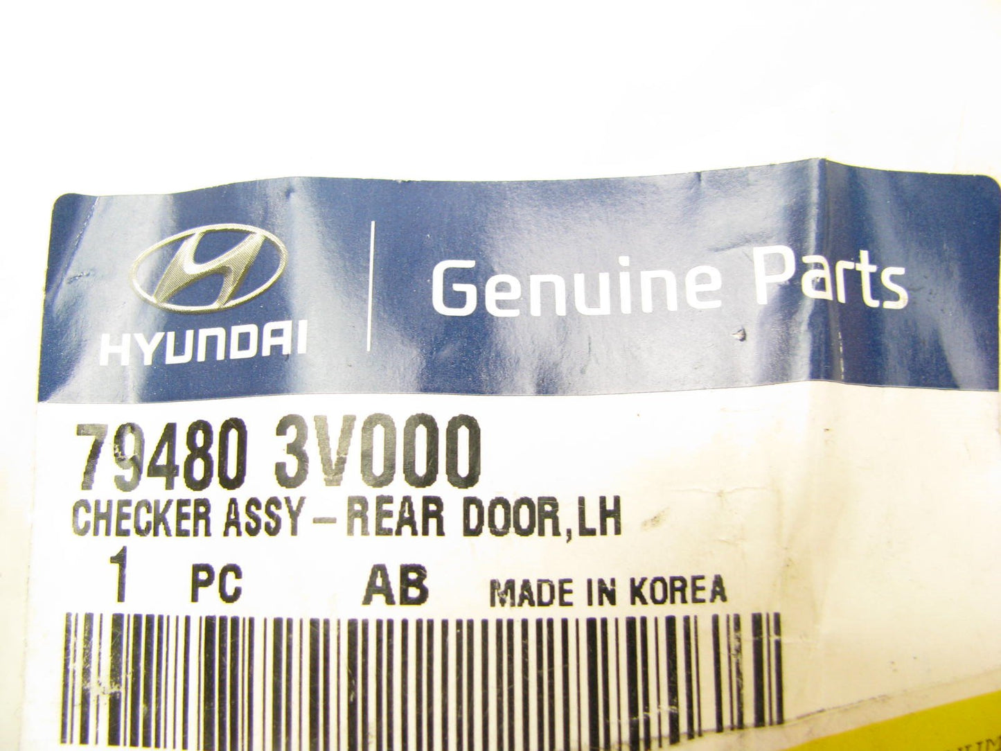 NEW - OEM 794803V000 REAR LEFT Door Check Strap Arm For 2012-2014 Hyundai Azera