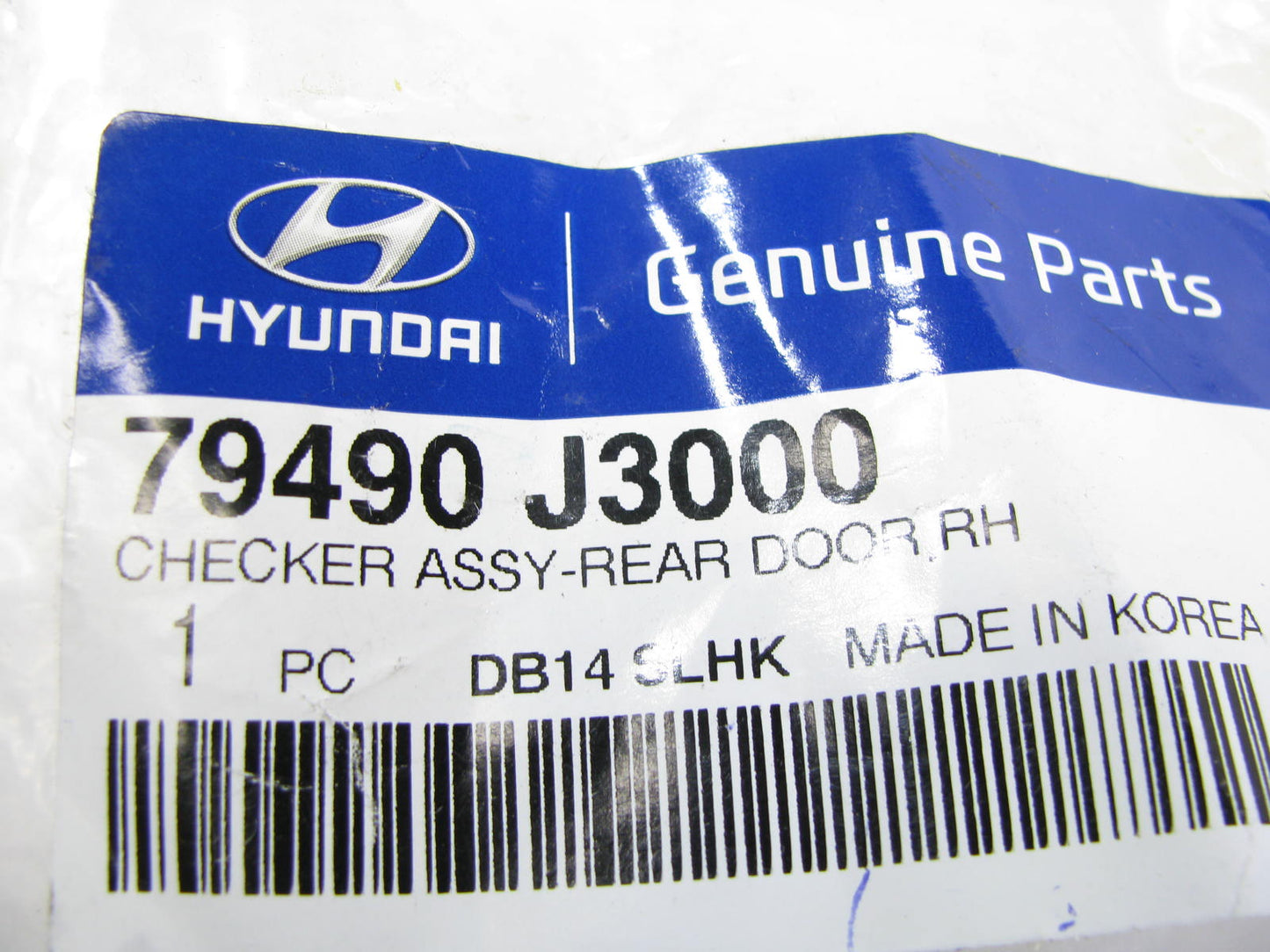 NEW - OEM 79490J3000 Rear Right Door Check Strap For 2019-2021 Hyundai Veloste