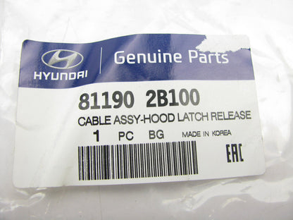 New Hood Release Cable Front Section ONLY OEM For 2007-2012 Santa Fe 811902B100