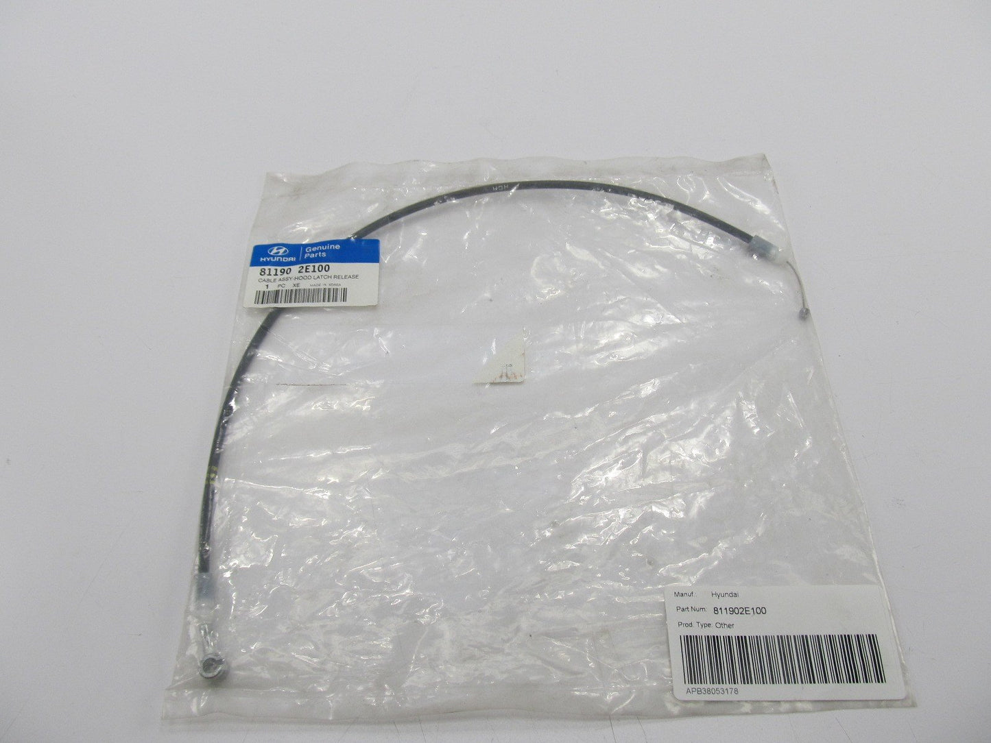 NEW - OEM 811902E100 Hood Latch Release Cable Front Section For 2005-2009 Tucson