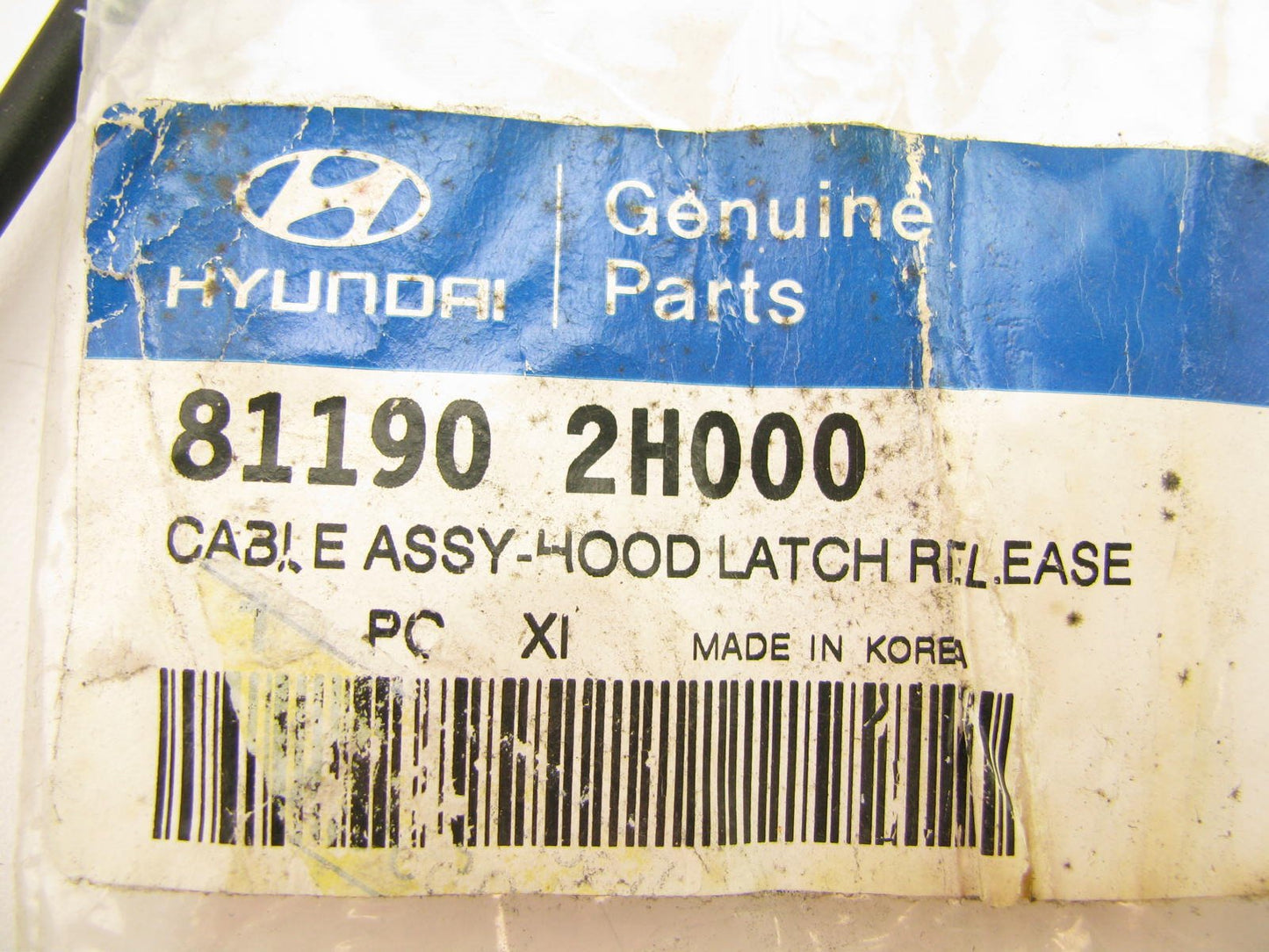 Genuine OEM Hood Latch Release Cable For 07-10 Hyundai Elantra 811902H000