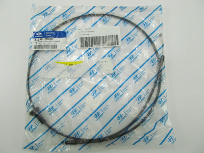 Genuine Hood Latch Release Cable - REAR SECTION - OEM For 2013-15 Genesis Coupe