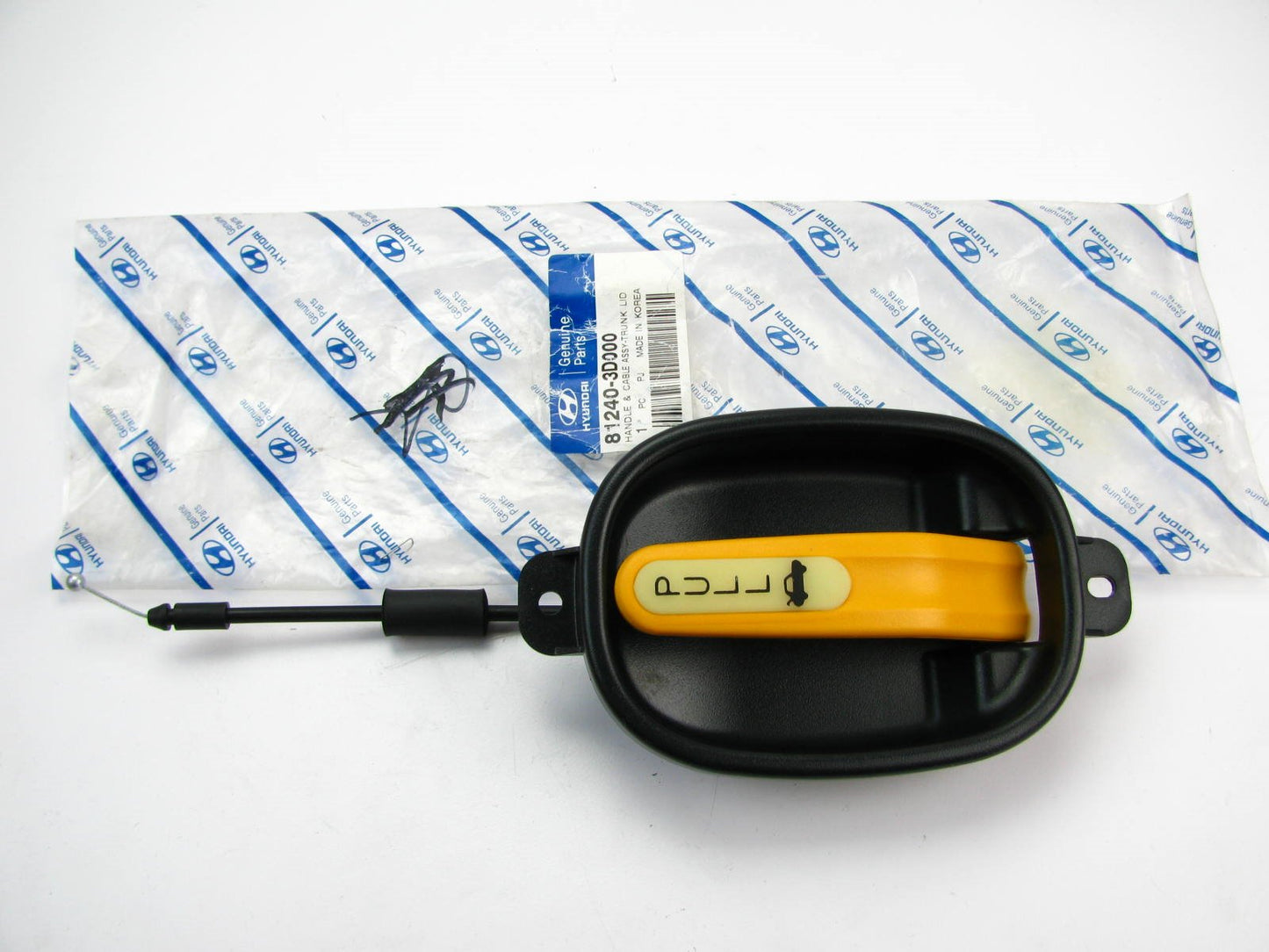 NEW - GENUINE Trunk Lid Release Handle & Cable Assembly OEM For 2002-05 Sonata