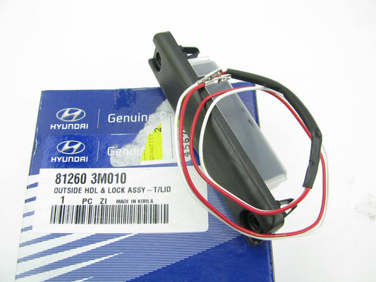 New Trunk Lid Lock Handle OEM For 2009-2014 Genesis (W/backup Camera ONLY)
