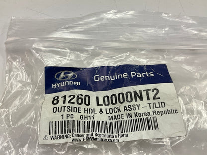 Rear Trunk Lid Release Switch With *H* Logo OEM For 2020-22 Sonata 81260L0000NT2